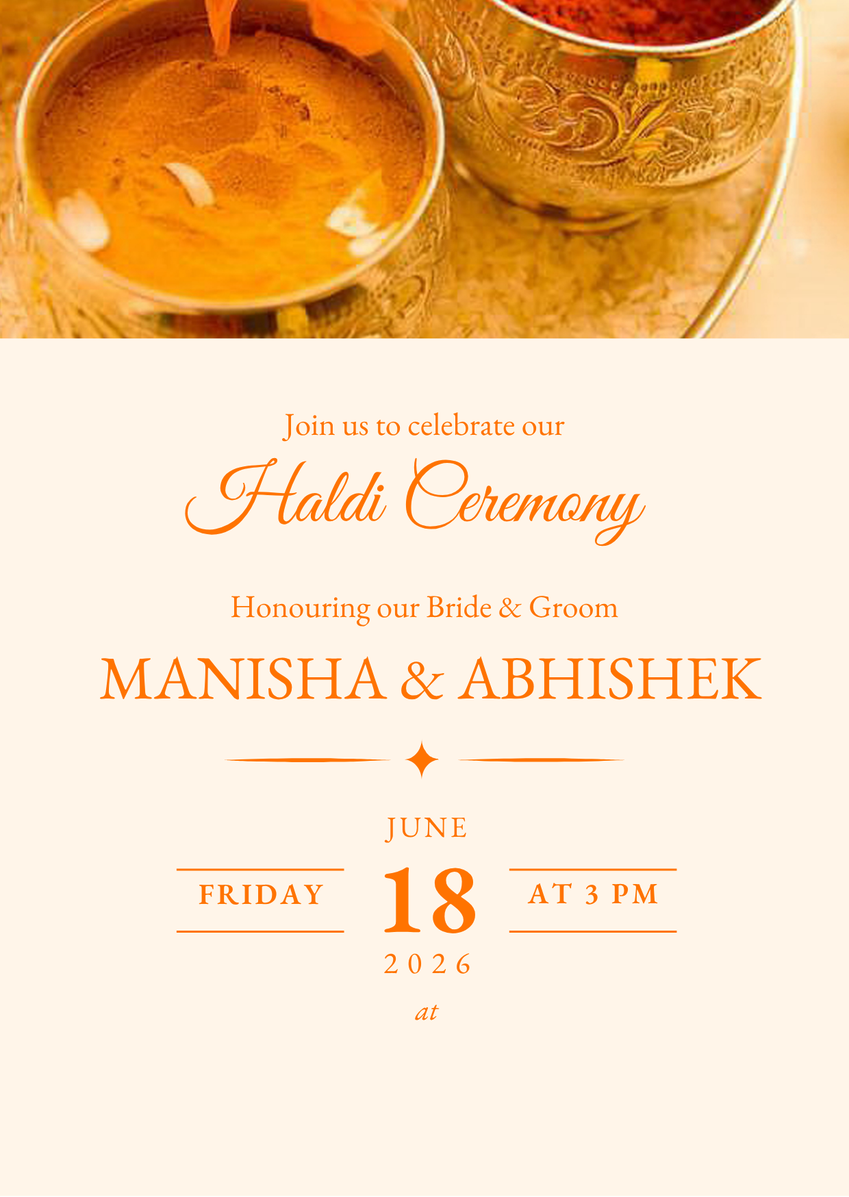 Haldi Ceremony